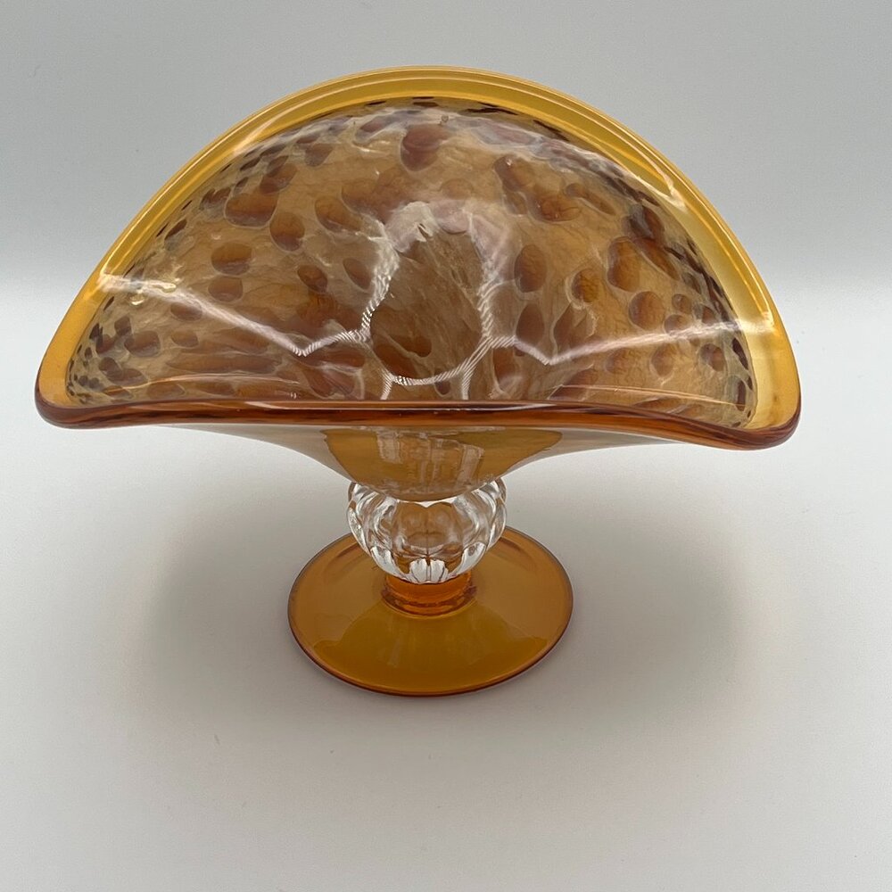 Vintage Murano Blown Glass Fruit Bowl. Large